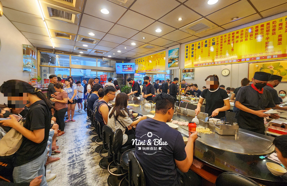 嘉賓平價鐵板燒-台中水湳在地人氣鐵板燒，開店前就大排長龍，台中捷運文心中清站