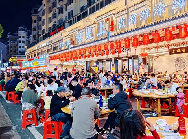 霞浦太康路美食一条街。林炜钦摄